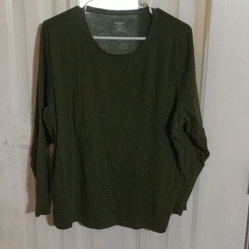 Army Green Long Sleeved Shirt